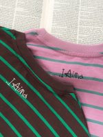 【100-170】長袖Tシャツ 女の子 ボーダー柄 グラフィティ ゆったり - 画像 (10)