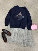 【100-170】トレーナーorスカート女の子 プリント カジュアル - 画像 (8)