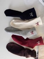 【GOODS】5足セット ソックス 無地 リボン スポーツ - 画像 (6)