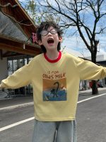 【90-160】パーカー プリント ラウンドネック 長袖 カジュアル 男の子 - 画像 (3)