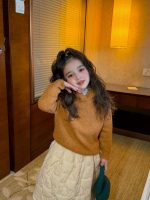 【90-140】フード付きニットorスカート 女の子 韓国風 ガーリー - 画像 (14)