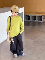 【90-170】パンツ キッズ 男女兼用 韓国風 ゆったり 合わせやすい - 画像 (18)