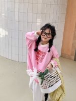 【100-160】トレーナー 女の子 英字 プリント 合わせやすい - 画像 (7)