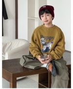 【90-160】トレーナー 男の子 カートゥーンプリント 裏起毛 あったか - 画像 (12)