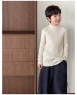 【90-160】ニットトップス 男の子 リブ編み 韓国風 あったか インナー - 画像 (28)