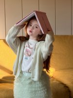 【90-150】カーディガン 女の子 モヘアニット やわらか 合わせやすい - 画像 (13)