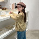 【100-170】カーディガン 女の子 花柄 ニット カジュアル - 画像 (8)