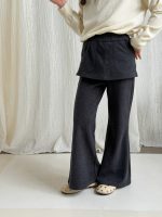 【100-170】パンツ 女の子 ベルボトム レイヤード 合わせやすい - 画像 (5)
