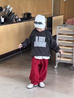 【90-170】パンツ キッズ 男女兼用 コットン ゆったりシルエット - 画像 (22)