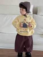 【73-110】パーカー ズボン 厚手 ラウンドネック 長袖 秋冬 男の子 - 画像 (3)