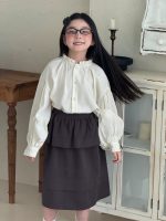【100-150】ブラウスorスカート 女の子 レースフリル 韓国風 ガーリー - 画像 (9)