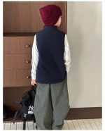 【90-160】ベストorアウター 男の子 韓国風 あったか カジュアル - 画像 (14)