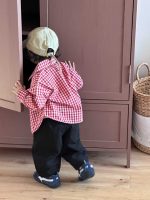 【73-110】アウター Tシャツ ズボン チェック柄 折り襟 カジュアル 男の子 - 画像 (4)