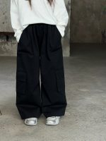 【100-170】カーゴパンツ 女の子 ポケット付き カジュアル 履きやすい - 画像 (6)