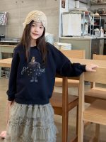 【100-170】トレーナーorスカート女の子 プリント カジュアル - 画像 (2)