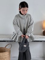 【100-150】トップスorパンツ 女の子 フリル シンプル