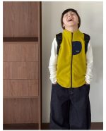 【90-160】ベストorアウター 男の子 韓国風 あったか カジュアル - 画像 (8)