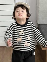 【73-110】ベスト Tシャツ ニット ラウンドネック 長袖 男の子 - 画像 (8)