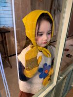 【90-140】ニットベストorインナーorパンツ 女の子 可愛い フラワーモチーフ - 画像 (12)
