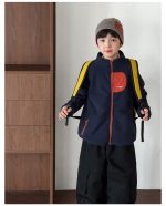 【90-160】ベストorアウター 男の子 韓国風 あったか カジュアル - 画像 (4)