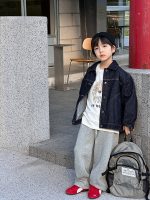 【90-170】パンツ キッズ 男女兼用 韓国風 ゆったり 合わせやすい - 画像 (10)