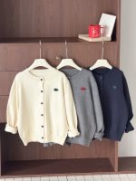【100-170】カーディガン 男の子 刺繍 プレッピー風 韓国風 カジュアル - 画像 (7)