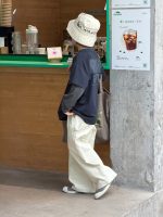 【100-170】ストレートパンツ 韓国風 カジュアル コットン - 画像 (15)