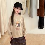 【100-170】トレーナー 女の子 カートゥーン プリント カジュアル - 画像 (9)