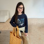 【100-170】長袖Tシャツ 女の子 イヌ プリント カジュアル - 画像 (8)