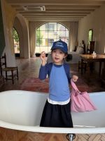 【100-160】ホルターネックトップスorスカート 女の子 韓国風 着回しやすい - 画像 (12)