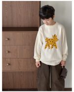 【90-160】ニットセーター 男の子 動物柄 厚手 あったか カジュアル - 画像 (8)