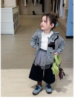 【80-140】アウターorインナーor8分丈パンツ 女の子 おしゃれ 猫柄 星モチーフ - 画像 (11)
