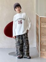 【100-160】長袖Tシャツ 男の子 アメカジ モックネック やわらか素材 - 画像 (5)