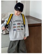 【90-160】トレーナー 男の子 プリント カジュアル トレンド - 画像 (13)