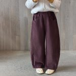 【100-170】パンツ 女の子 コーデュロイ ゆったり 合わせやすい - 画像 (11)