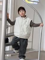【90-170】中綿ベスト 男の子 防風 あったか 韓国風 ストリート - 画像 (17)