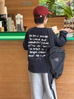 【100-170】長袖Tシャツ 男の子 英字プリント ゆったり 着回しやすい - 画像 (4)