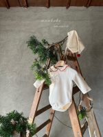 【66-90】ロンパース サロペットズボン 裏起毛 クリスマス風 カワイイ 女の子 - 画像 (7)