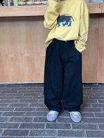 【90-170】パンツ キッズ 男女兼用 コットン ゆったりシルエット - 画像 (11)