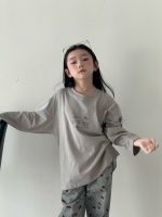 【100-150】長袖Tシャツ 女の子 刺繍 韓国風 ベーシック カジュアル - 画像 (21)