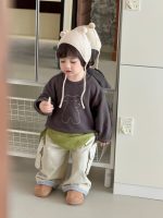【73-110】パーカー 長袖 シンプル プリント 男の子 - 画像 (8)