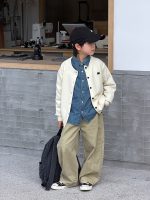 【100-170】カーディガン 男の子 刺繍 プレッピー風 韓国風 カジュアル - 画像 (24)