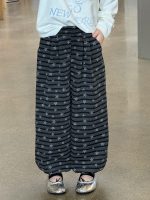 【100-170】パンツ 女の子 星プリント ボーダー柄 カジュアル - 画像 (5)