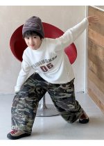 【100-160】長袖Tシャツ 男の子 アメカジ モックネック やわらか素材 - 画像 (18)