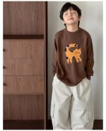 【90-160】ニットセーター 男の子 動物柄 厚手 あったか カジュアル - 画像 (22)