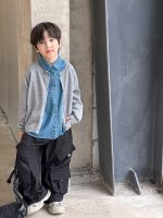 【90-160】ニットカーディガン 男女兼用 着回しやすい カジュアル - 画像 (40)