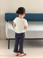 【90-150】フレアパンツ 女の子 九分丈 トレンド すっきり 動きやすい - 画像 (13)