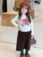 【80-140】トップスorパンツ 女の子 デニム ゆったり 韓国風 - 画像 (6)