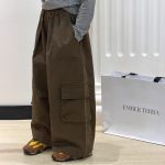 【100-170】カーゴパンツ 女の子 ポケット付き カジュアル 履きやすい - 画像 (8)