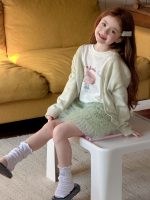 【90-150】カーディガン 女の子 モヘアニット やわらか 合わせやすい - 画像 (5)